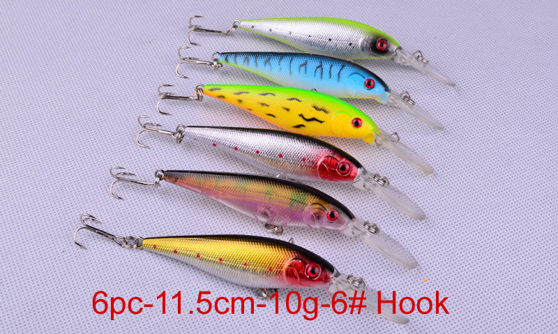 22PC Minoruya Bait Set 3 Types 22 Colors E-commerce Fishing Tackle Bait