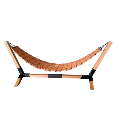 V2 wooden hammock with stand